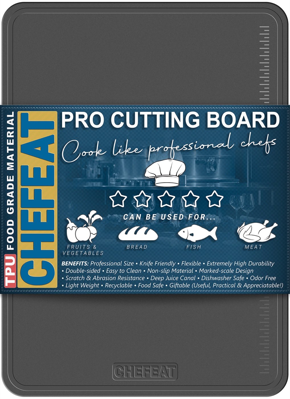 CHEFEAT TPU cutting board food-grade packaging