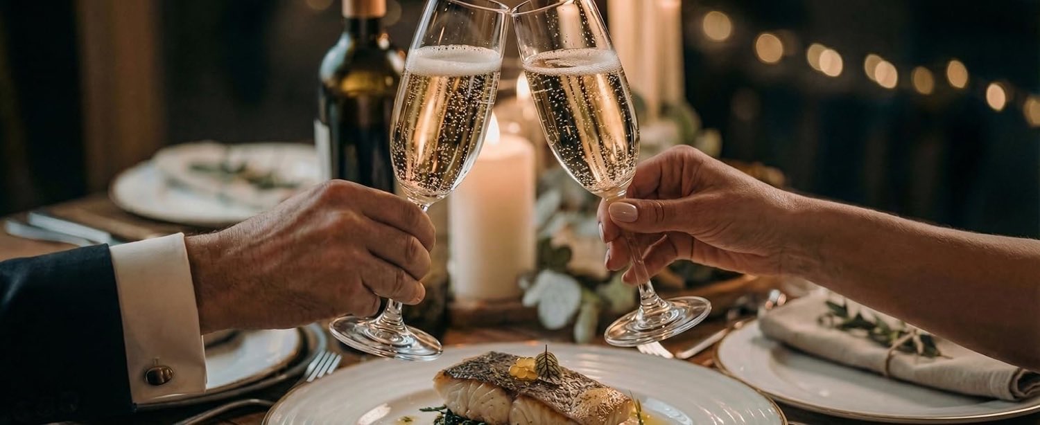 Fine dining dish prepared on a CHEFEAT TPU cutting board